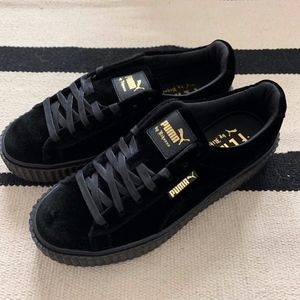 Puma x Rihanna Fenty Creepers Triple Black Velvet